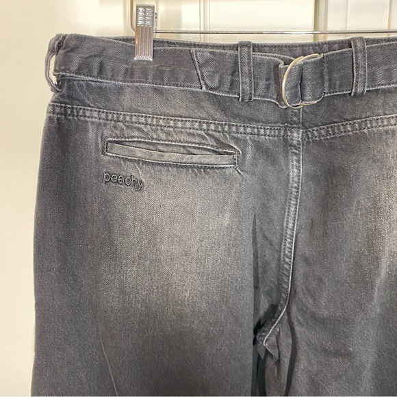 NWT Peachy Den The Jenn Jeans Tobacco black low rise trendy y2k sexy size large - Picture 6 of 11